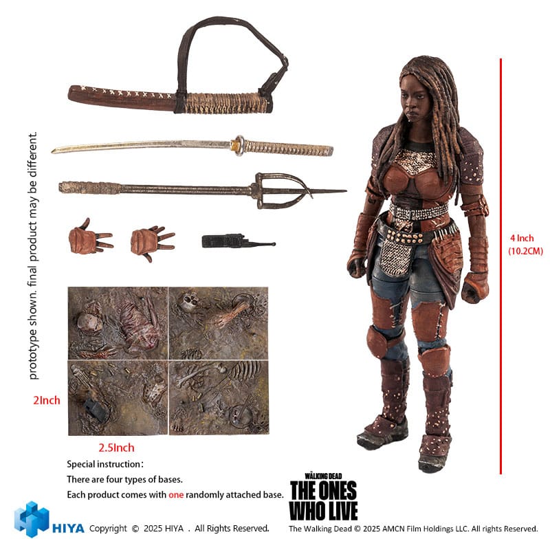 The Walking Dead: The Ones Who Lived Exquisite Mini Actionfigur 1/18 Michonne 10 cm - Preorder - ETA: 25.08.2026