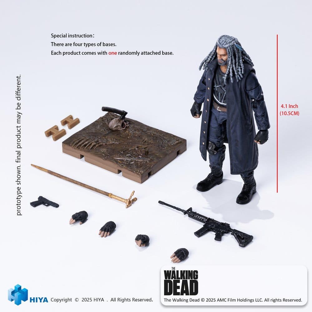 The Walking Dead Exquisite Mini Series Actionfigur 1/18 Ezekiel 11 cm - Preorder - ETA: 25.02.2027