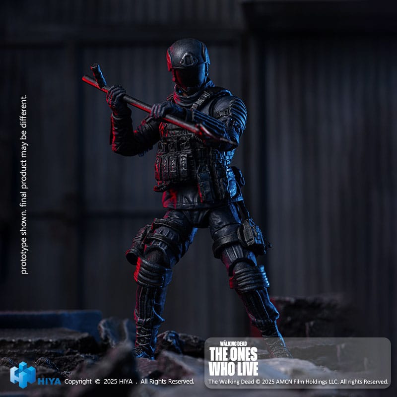 The Walking Dead: The Ones Who Lived Exquisite Mini Actionfigur 1/18 CRM Soldier 10 cm - Preorder - ETA: 25.08.2026