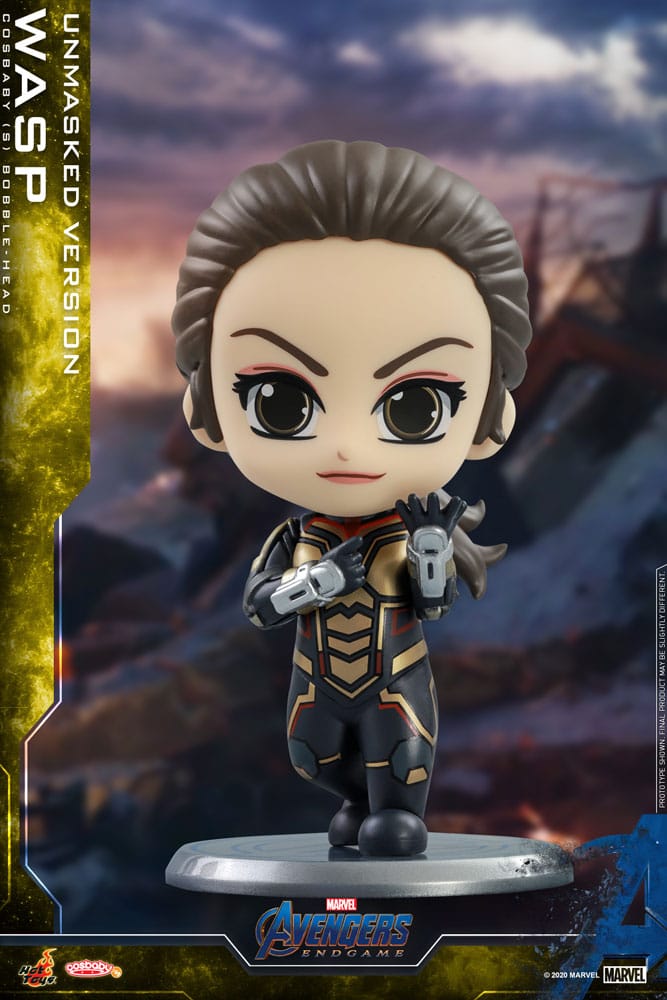 Avengers: Endgame Cosbaby (S) Minifigur The Wasp (Unmasked Version) 10 cm - Versand: 5-7 Tage nach Bestellung