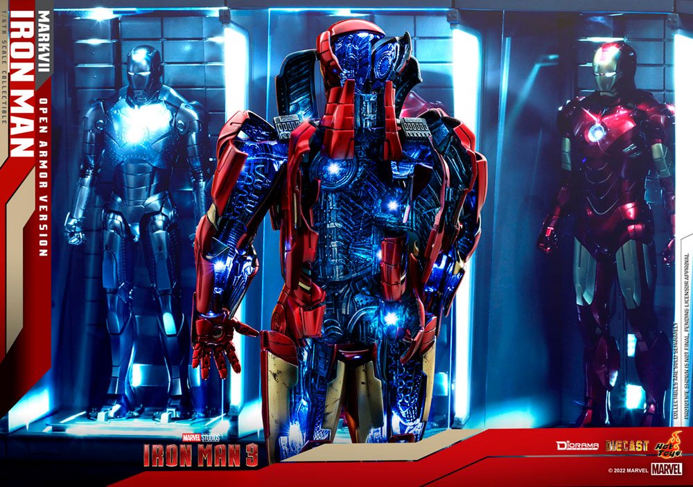 Iron Man 3 Diorama 1/6 Iron Man Mark VII (Open Armor Version) 32 cm - Versand: 5-7 Tage nach Bestellung