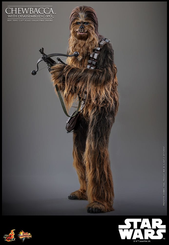 Star Wars Episode V Movie Masterpiece Actionfigur 1/6 Chewbacca with Disassembled C-3PO 36 cm - Preorder - ETA: 25.11.2025