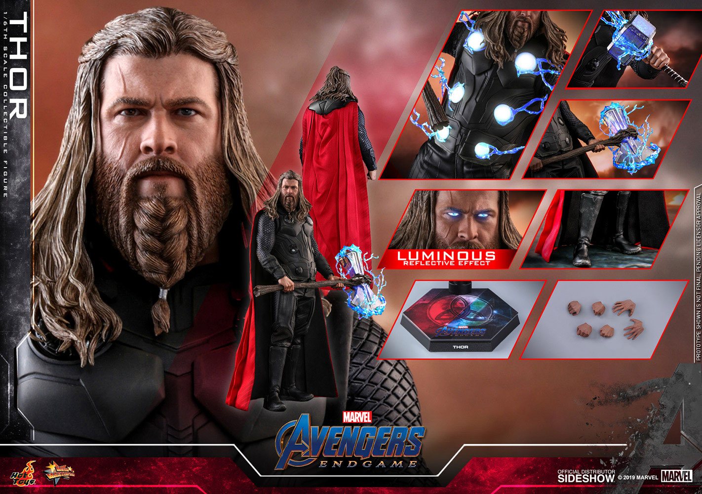 Avengers: Endgame Movie Masterpiece Actionfigur 1/6 Thor 32 cm - Preorder - ETA: 25.11.2026