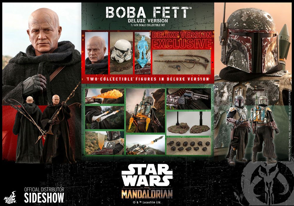 Star Wars The Mandalorian Actionfiguren Doppelpack 1/6 Boba Fett Deluxe 30 cm - Preorder - ETA: 25.09.2026