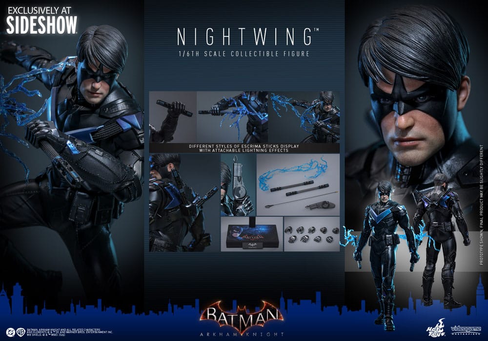 Batman Arkham Knight Videogame Masterpiece Actionfigur 1/6 Nightwing 30 cm - Preorder - ETA: 25.02.2026