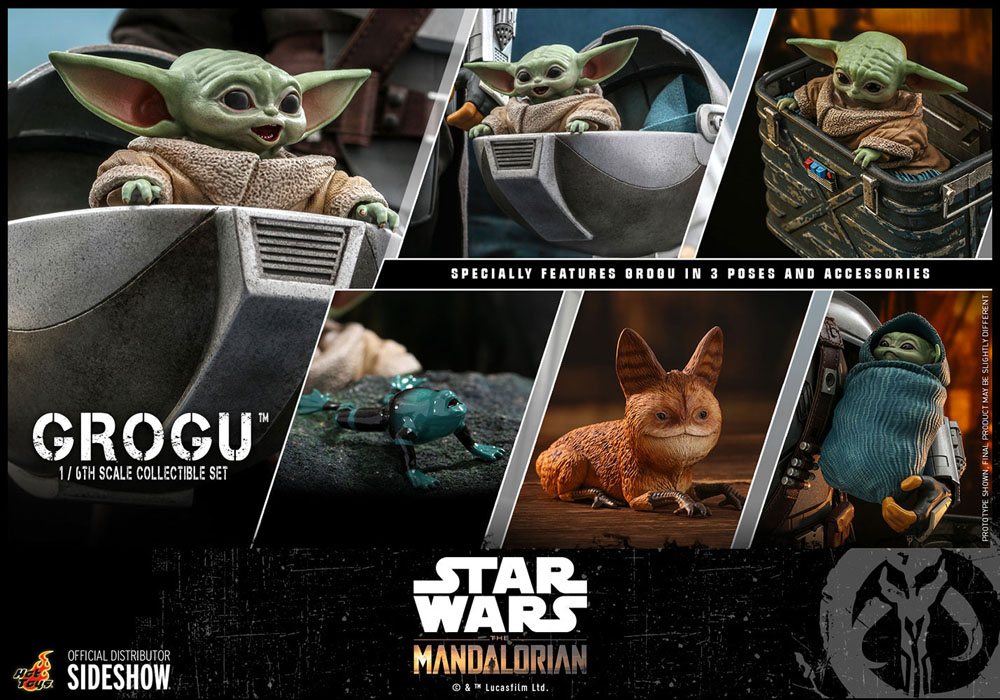 Star Wars The Mandalorian Actionfiguren 1/6 Grogu 3er-Set - Preorder - ETA: 24.07.2026