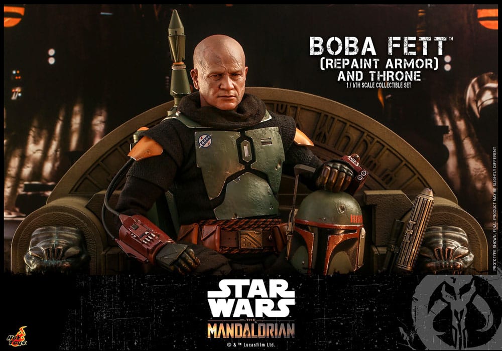 Star Wars: The Mandalorian Actionfigur 1/6 Boba Fett Repaint Armor and Throne Special Edition 30 cm - Versand: 5-7 Tage nach Bestellung