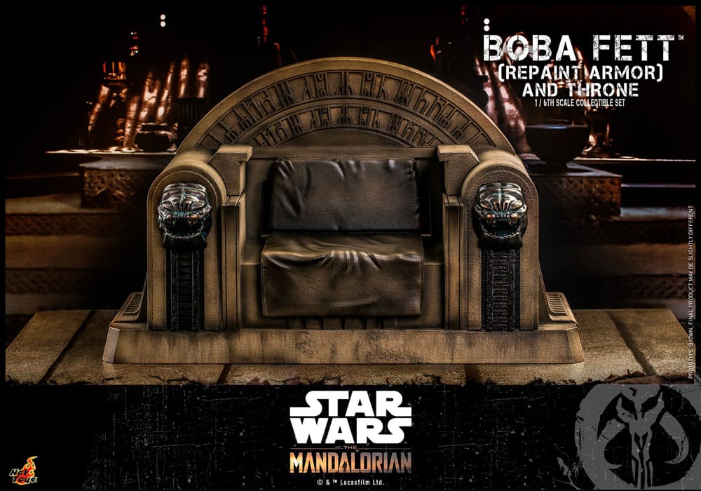 Star Wars: The Mandalorian Actionfigur 1/6 Boba Fett Repaint Armor and Throne Special Edition 30 cm - Versand: 5-7 Tage nach Bestellung