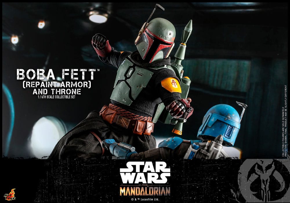 Star Wars: The Mandalorian Actionfigur 1/6 Boba Fett Repaint Armor and Throne Special Edition 30 cm - Versand: 5-7 Tage nach Bestellung