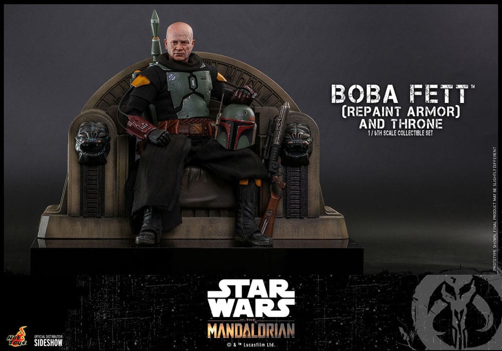 Star Wars: The Mandalorian Actionfigur 1/6 Boba Fett Repaint Armor and Throne Special Edition 30 cm - Versand: 5-7 Tage nach Bestellung