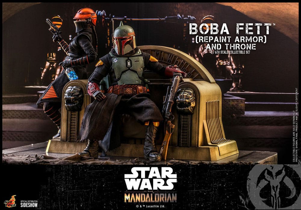 Star Wars: The Mandalorian Actionfigur 1/6 Boba Fett Repaint Armor and Throne Special Edition 30 cm - Versand: 5-7 Tage nach Bestellung