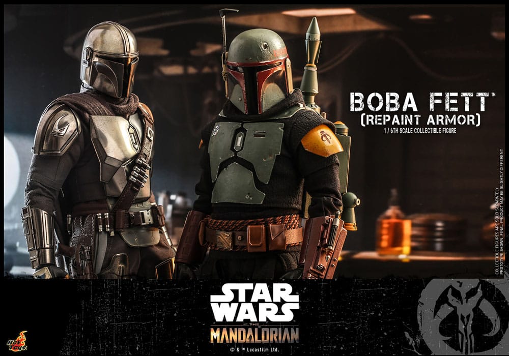 Star Wars: The Mandalorian Actionfigur 1/6 Boba Fett Repaint Armor Special Edition 30 cm - Versand: 5-7 Tage nach Bestellung