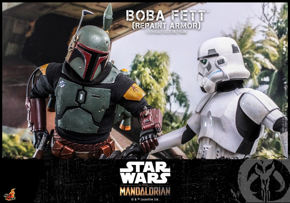 Star Wars: The Mandalorian Actionfigur 1/6 Boba Fett Repaint Armor Special Edition 30 cm - Versand: 5-7 Tage nach Bestellung
