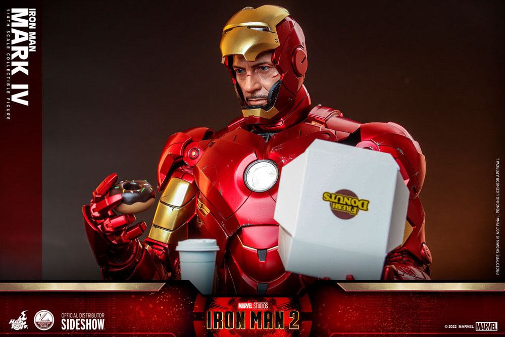 Iron Man 2 Actionfigur 1/4 Iron Man Mark IV 49 cm - Versand: 5-7 Tage nach Bestellung