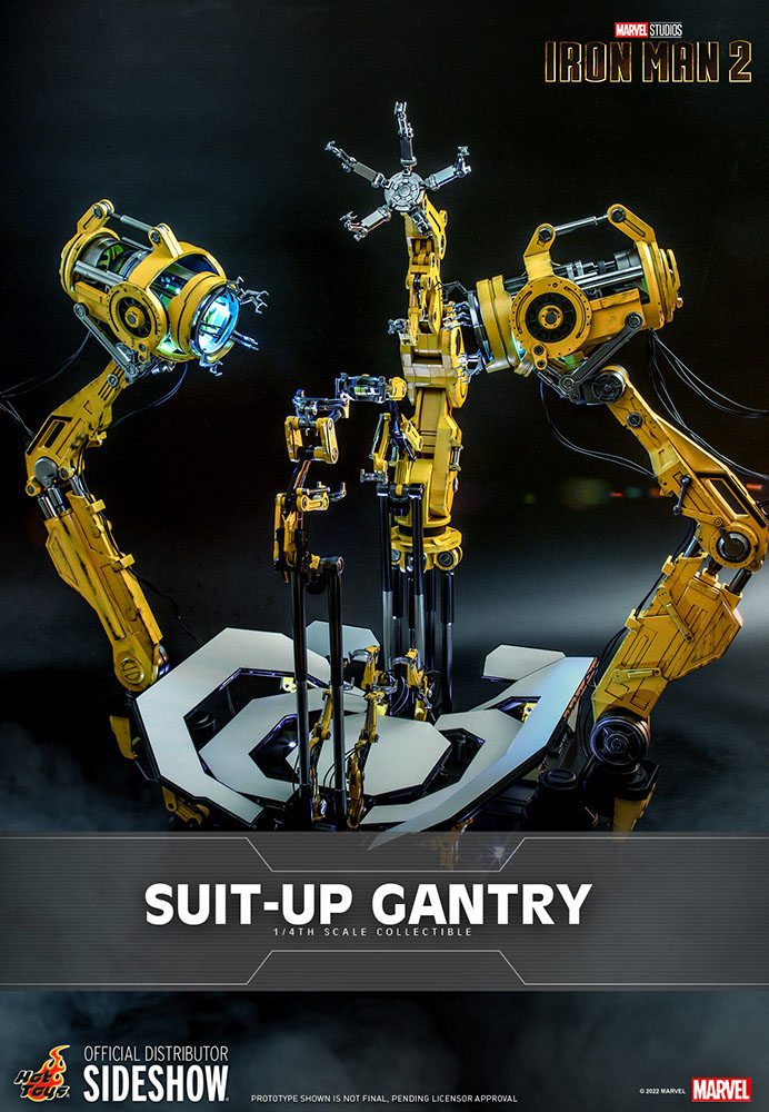 Iron Man 2 Accessories Collection Series Zubehör-Set Iron Man Suit-Up Gantry - Preorder - ETA: 30.10.2025