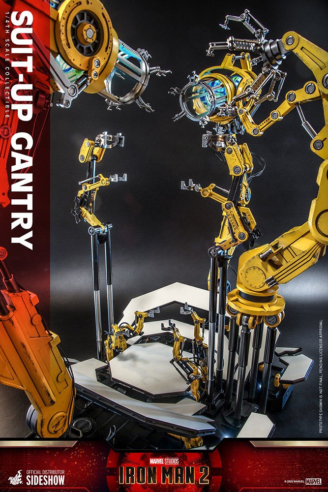 Iron Man 2 Accessories Collection Series Zubehör-Set Iron Man Suit-Up Gantry - Preorder - ETA: 30.10.2025