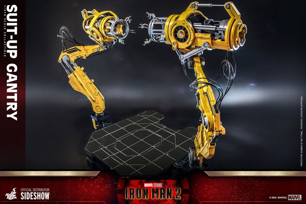 Iron Man 2 Accessories Collection Series Zubehör-Set Iron Man Suit-Up Gantry - Preorder - ETA: 30.10.2025