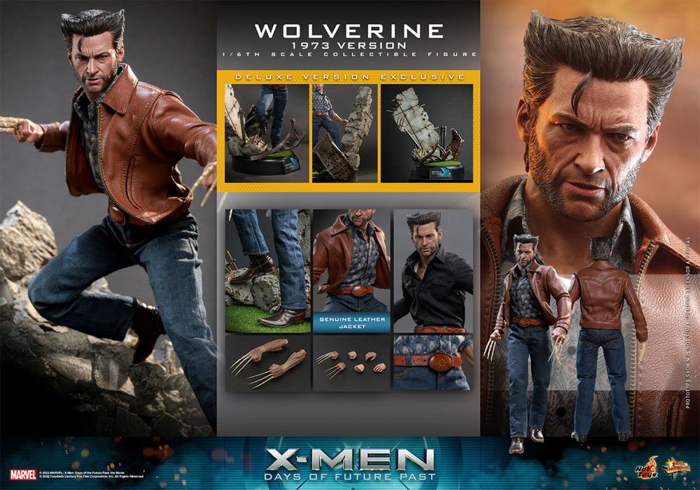 X-Men Zukunft ist Vergangenheit Movie Masterpiece Actionfigur 1/6 Wolverine (1973 Version) Deluxe Version 30 cm - Versand: 5-7 Tage nach Bestellung
