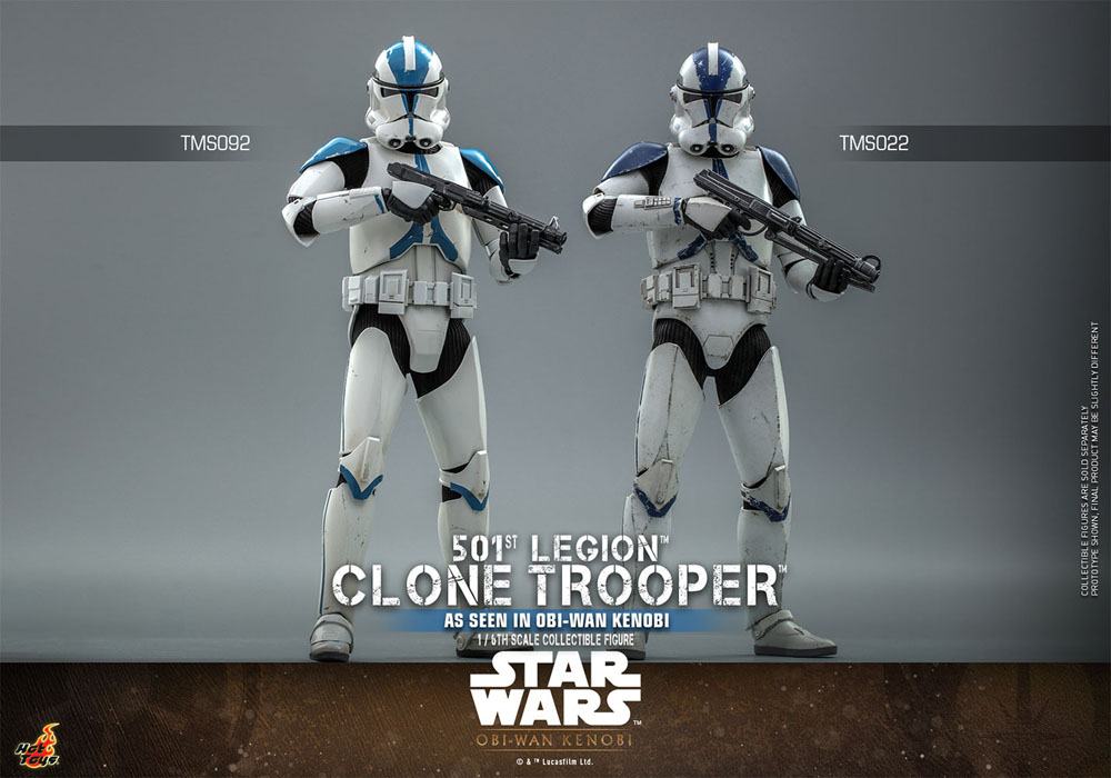 Star Wars: Obi-Wan Kenobi Actionfigur 1/6 501st Legion Clone Trooper 30 cm - Versand: 5-7 Tage nach Bestellung