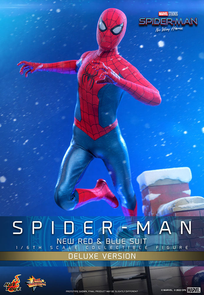 Spider-Man: No Way Home Movie Masterpiece Actionfigur 1/6 Spider-Man (New Red and Blue Suit) (Deluxe Version) 28 cm - Versand: 5-7 Tage nach Bestellung