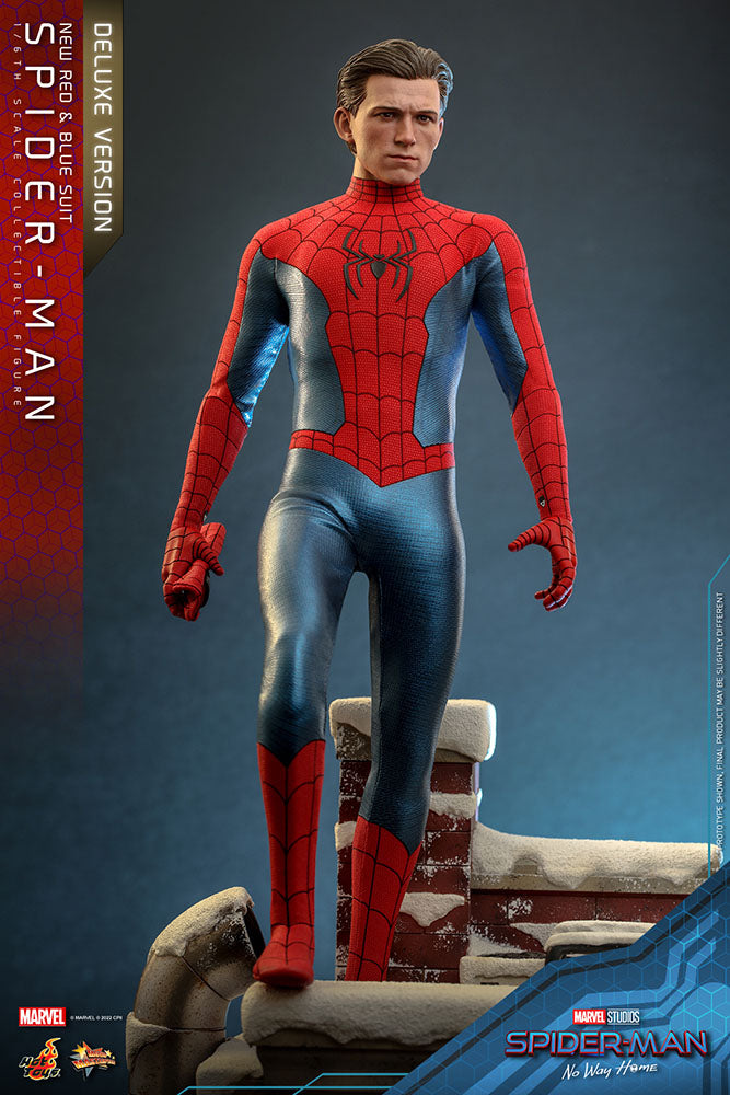 Spider-Man: No Way Home Movie Masterpiece Actionfigur 1/6 Spider-Man (New Red and Blue Suit) (Deluxe Version) 28 cm - Versand: 5-7 Tage nach Bestellung