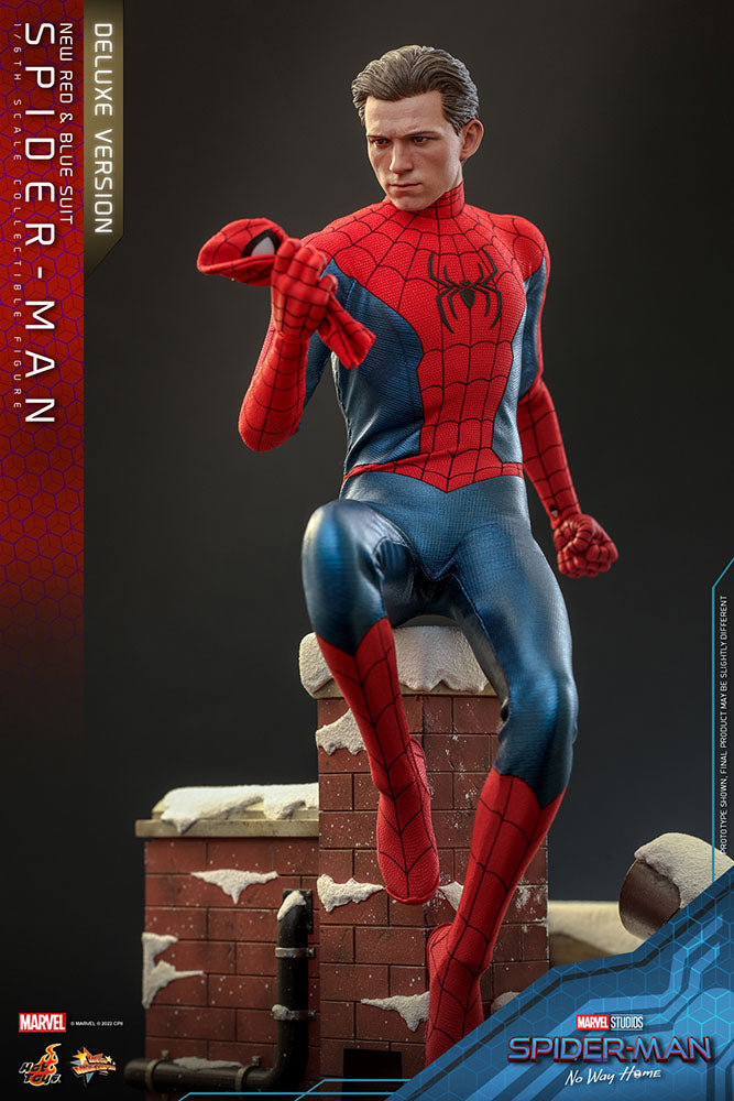 Spider-Man: No Way Home Movie Masterpiece Actionfigur 1/6 Spider-Man (New Red and Blue Suit) (Deluxe Version) 28 cm - Versand: 5-7 Tage nach Bestellung
