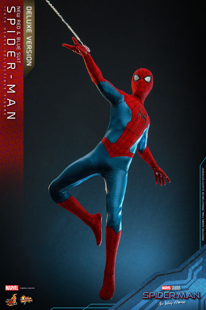 Spider-Man: No Way Home Movie Masterpiece Actionfigur 1/6 Spider-Man (New Red and Blue Suit) (Deluxe Version) 28 cm - Versand: 5-7 Tage nach Bestellung