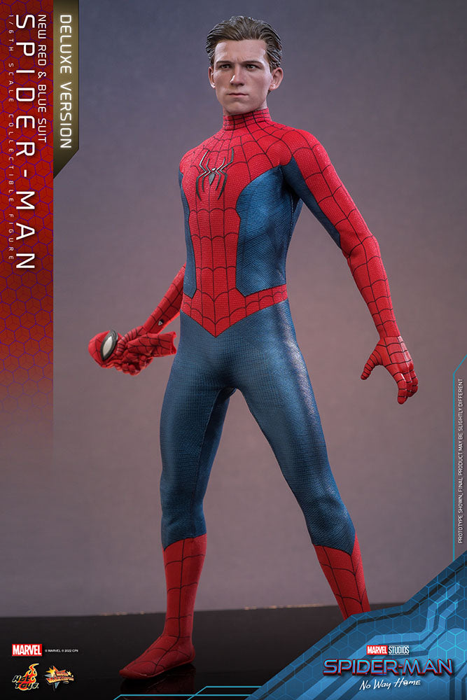 Spider-Man: No Way Home Movie Masterpiece Actionfigur 1/6 Spider-Man (New Red and Blue Suit) (Deluxe Version) 28 cm - Versand: 5-7 Tage nach Bestellung