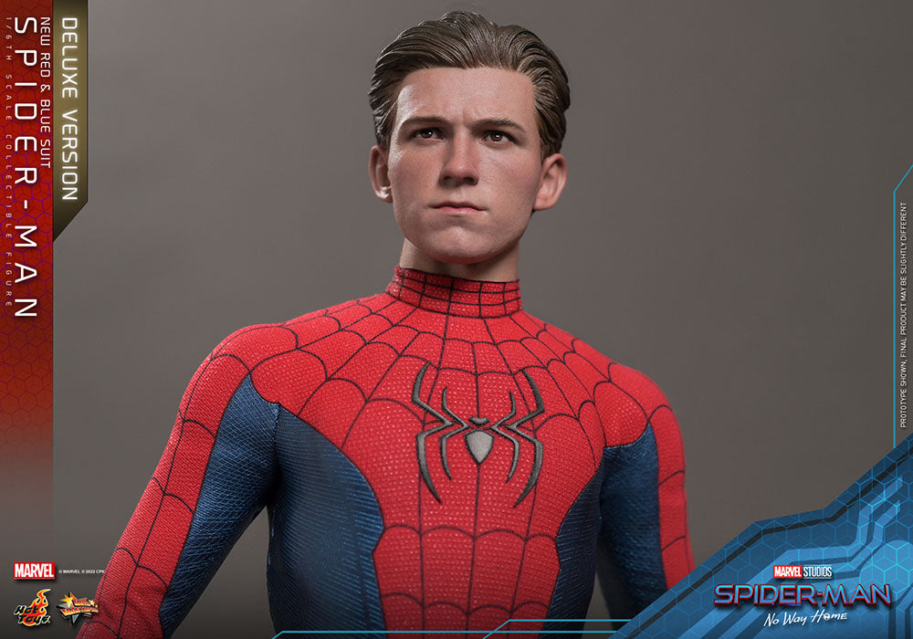 Spider-Man: No Way Home Movie Masterpiece Actionfigur 1/6 Spider-Man (New Red and Blue Suit) (Deluxe Version) 28 cm - Versand: 5-7 Tage nach Bestellung