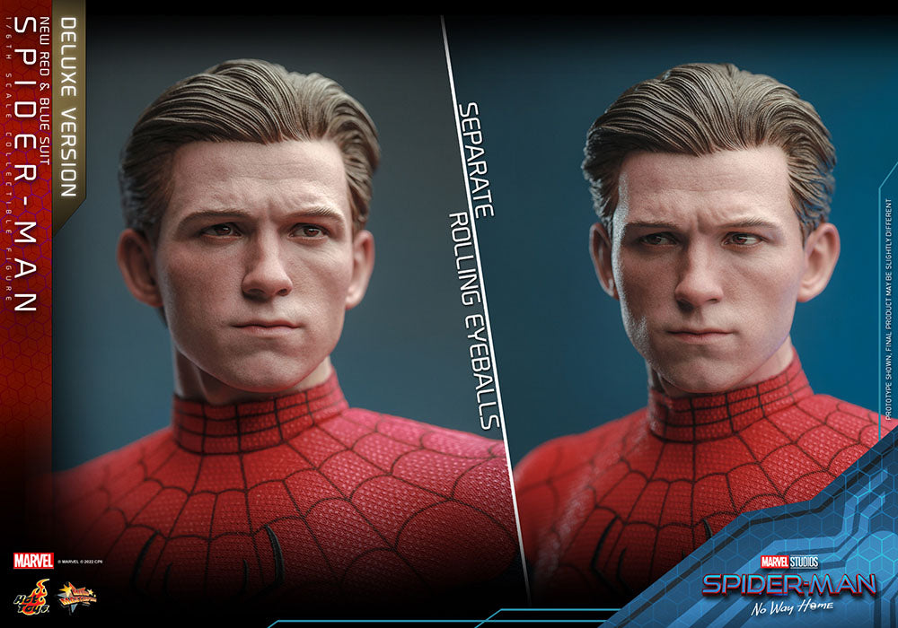 Spider-Man: No Way Home Movie Masterpiece Actionfigur 1/6 Spider-Man (New Red and Blue Suit) (Deluxe Version) 28 cm - Versand: 5-7 Tage nach Bestellung