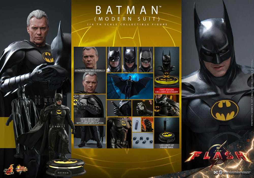 The Flash Movie Masterpiece Actionfigur 1/6 Batman (Modern Suit) 30 cm - Versand: 5-7 Tage nach Bestellung