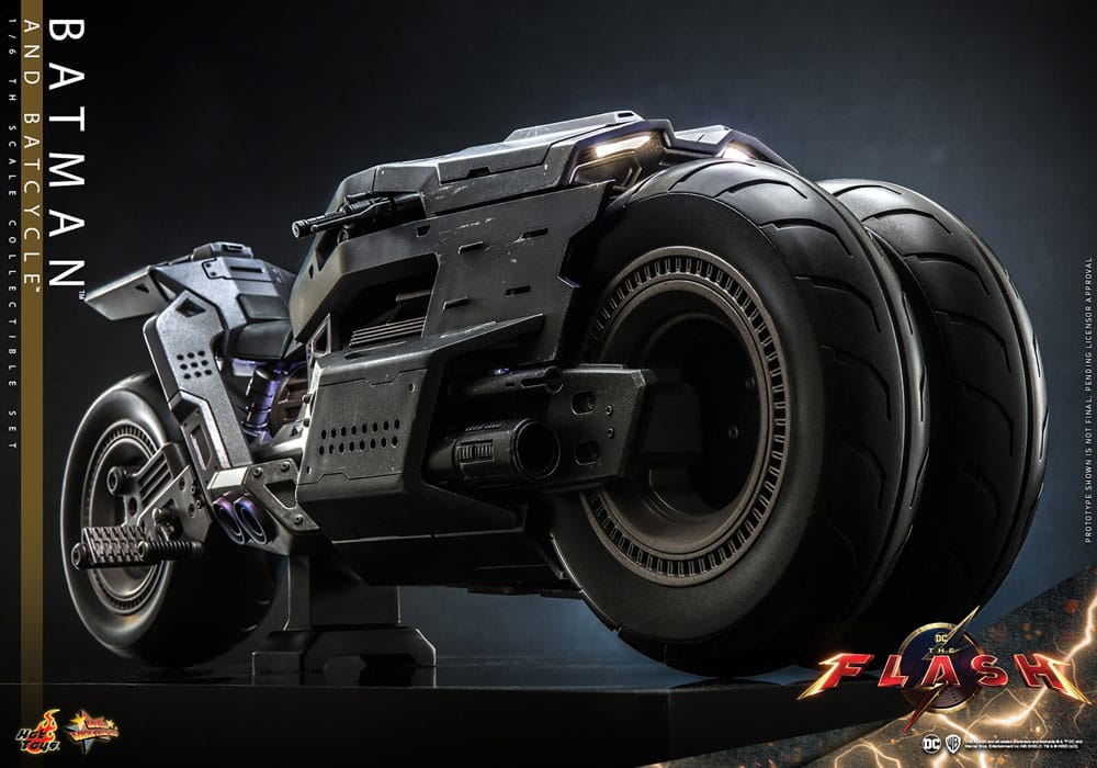 The Flash Movie Masterpiece Actionfigur mit Fahrzeug 1/6 Batman & Batcycle Set 30 cm - Preorder - ETA: 25.12.2025