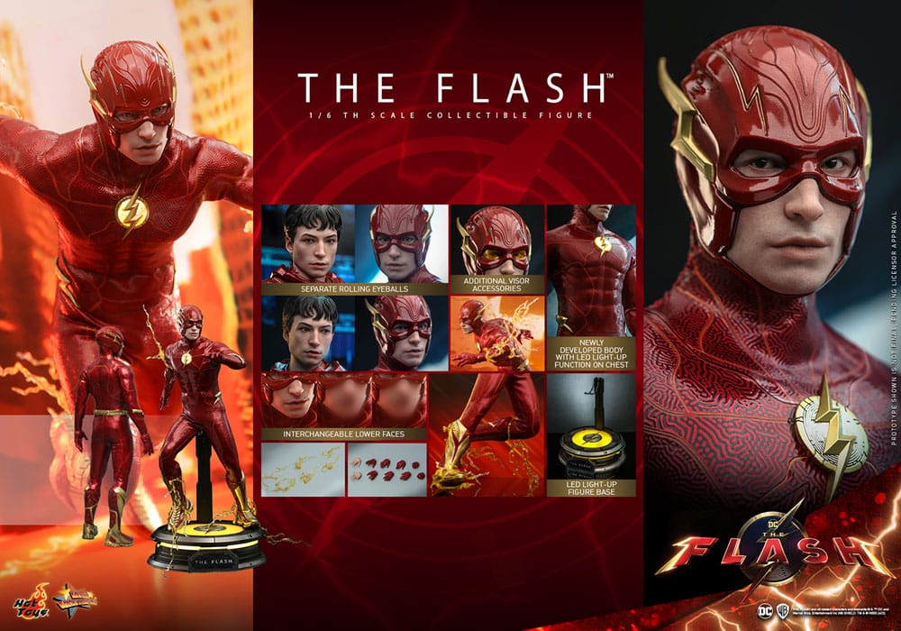 The Flash Movie Masterpiece Actionfigur 1/6 The Flash 30 cm - Versand: 5-7 Tage nach Bestellung