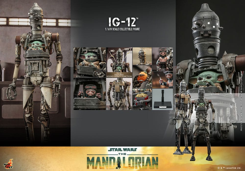 Star Wars: The Mandalorian Actionfigur 1/6 IG-12 36 cm - Preorder - ETA: 30.10.2025