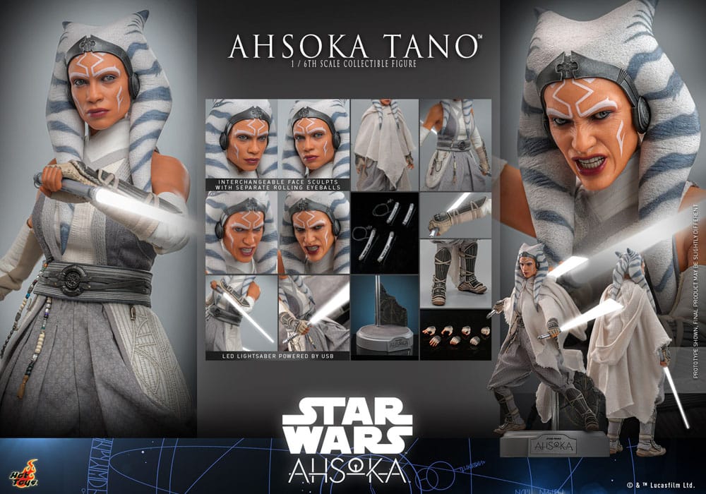 Star Wars: Ahsoka Actionfigur 1/6 Ahsoka Tano 28 cm - Versand: 5-7 Tage nach Bestellung