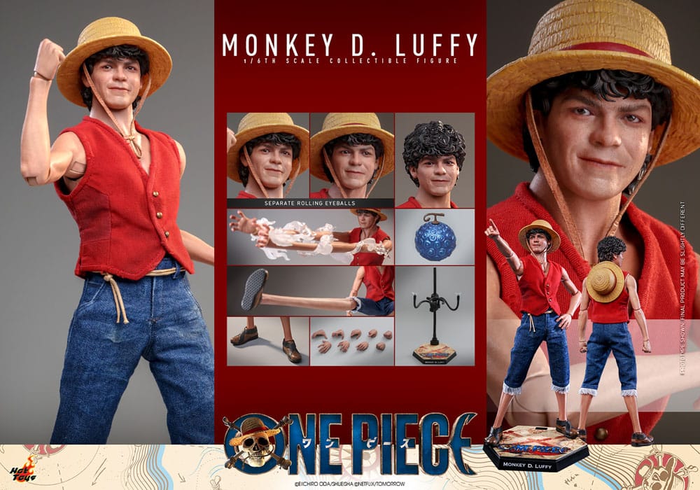 One Piece (Netflix) Actionfigur 1/6 Monkey D. Ruffy 31 cm - Preorder - ETA: 03.09.2025