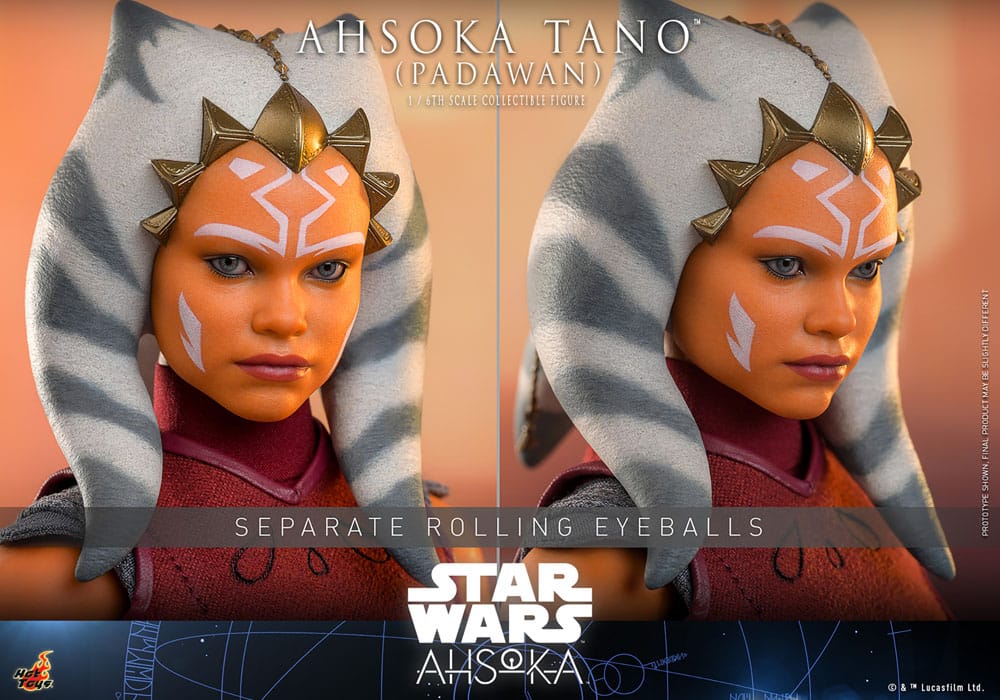 Star Wars: Ahsoka Actionfigur 1/6 Ahsoka Tano (Padawan) 27 cm - Versand: 5-7 Tage nach Bestellung