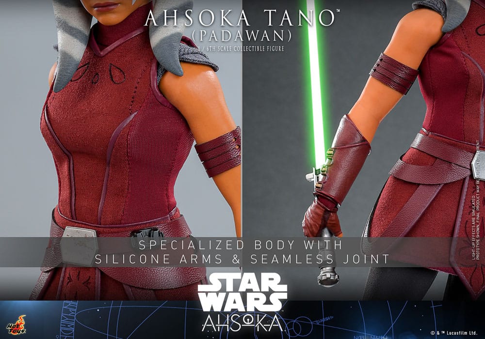 Star Wars: Ahsoka Actionfigur 1/6 Ahsoka Tano (Padawan) 27 cm - Versand: 5-7 Tage nach Bestellung