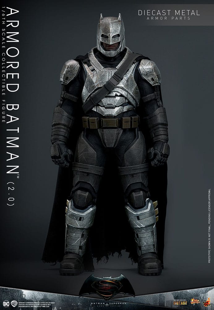 Batman v Superman: Dawn of Justice Movie Masterpiece Actionfigur 1/6 Armored Batman 2.0 33 cm - Preorder - ETA: 25.08.2025