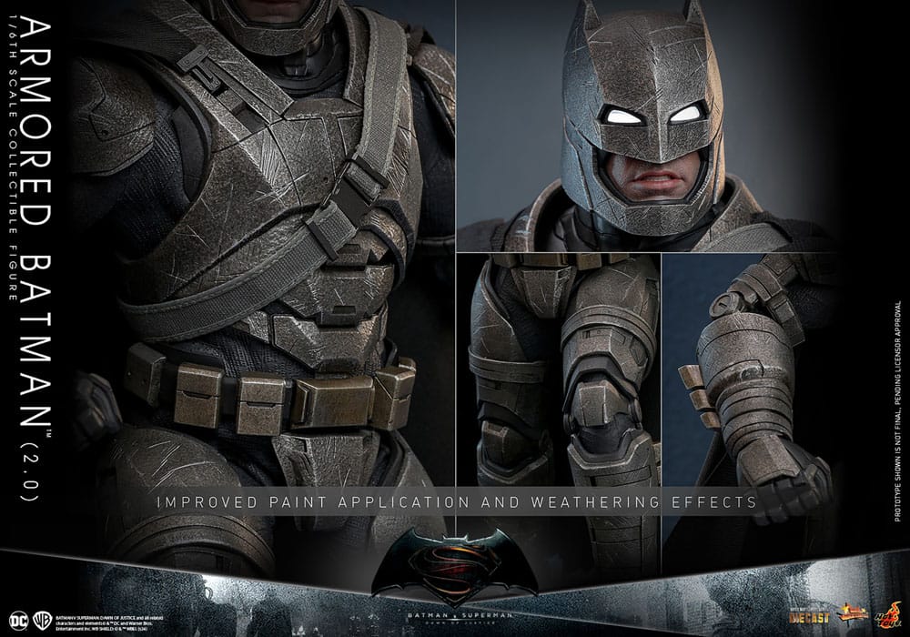 Batman v Superman: Dawn of Justice Movie Masterpiece Actionfigur 1/6 Armored Batman 2.0 33 cm - Preorder - ETA: 25.08.2025