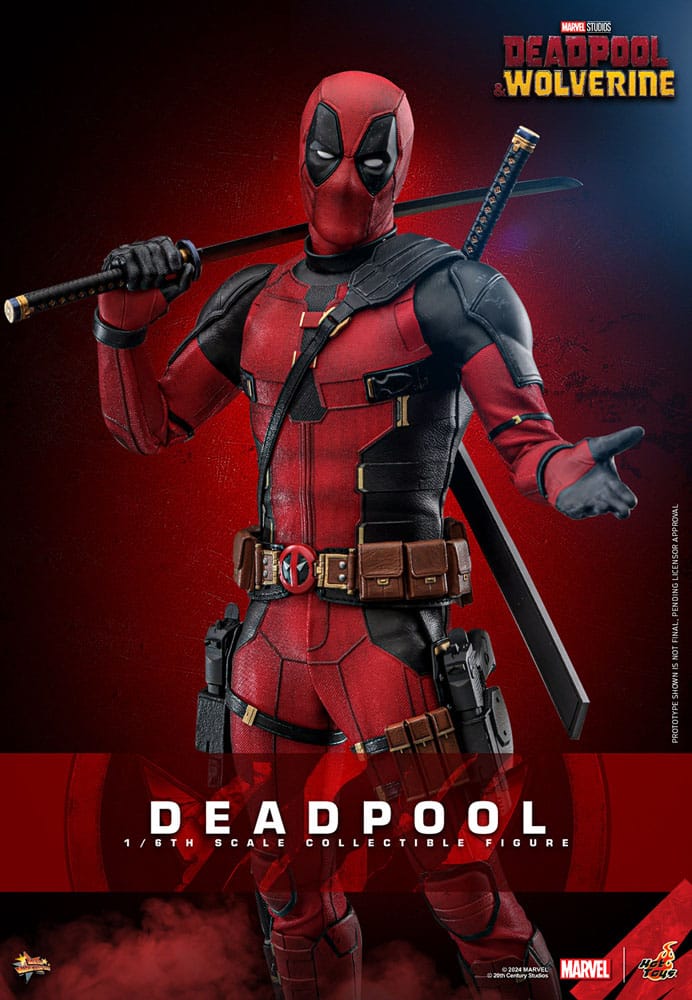 Deadpool & Wolverine Movie Masterpiece Actionfigur 1/6 Deadpool 31 cm - Versand: 5-7 Tage nach Bestellung
