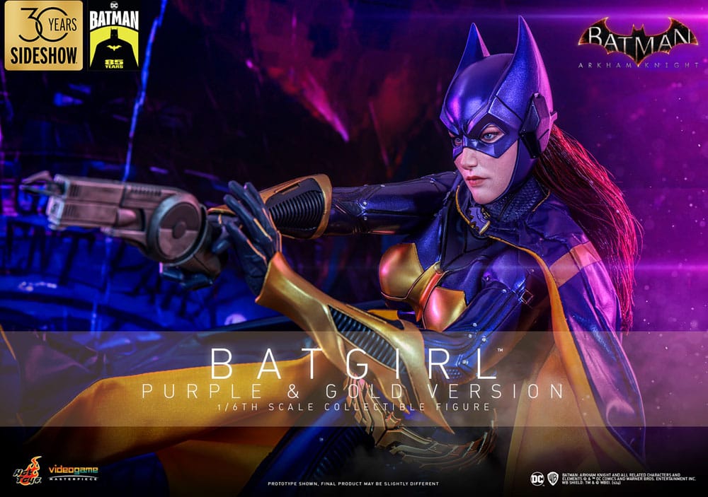Batman Arkham Knight Videogame Masterpiece Actionfigur 1/6 Batgirl (Purple and Gold Version) Exclusive 30 cm - Versand: 5-7 Tage nach Bestellung