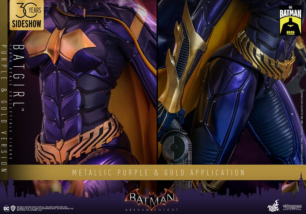 Batman Arkham Knight Videogame Masterpiece Actionfigur 1/6 Batgirl (Purple and Gold Version) Exclusive 30 cm - Versand: 5-7 Tage nach Bestellung