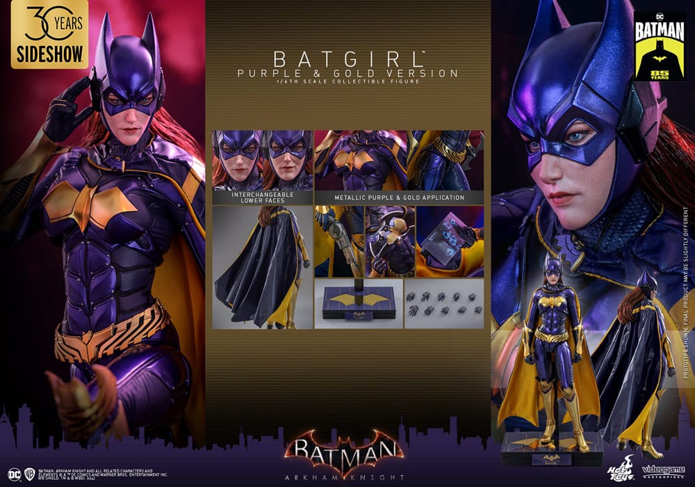 Batman Arkham Knight Videogame Masterpiece Actionfigur 1/6 Batgirl (Purple and Gold Version) Exclusive 30 cm - Versand: 5-7 Tage nach Bestellung