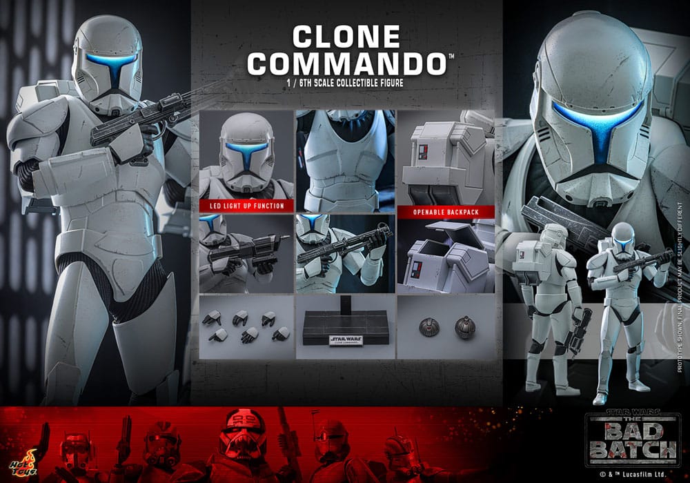 Star Wars: The Bad Batch Actionfigur 1/6 Clone Commando 30 cm - Preorder - ETA: 19.02.2026