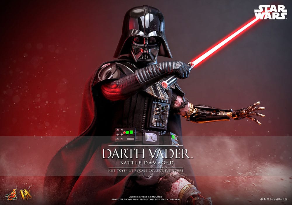 Star Wars Actionfigur 1/6 Darth Vader (Battle Damaged) 35 cm - Preorder - ETA: 25.11.2025