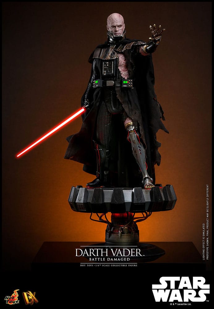Star Wars Actionfigur 1/6 Darth Vader (Battle Damaged) 35 cm - Preorder - ETA: 25.11.2025