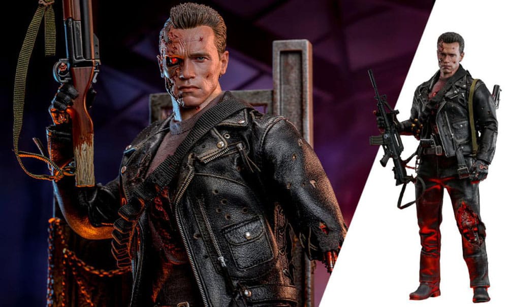 Terminator 2 Movie Masterpiece Actionfigur 1/6 T-800 Battle Damaged Version 2.0 32 cm - Preorder - ETA: 25.12.2025