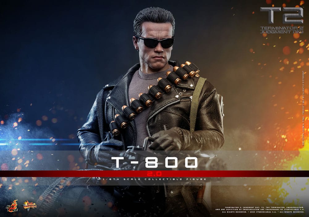 Terminator 2 Movie Masterpiece Actionfigur 1/6 T-800 2.0 32 cm - Preorder - ETA: 25.11.2025