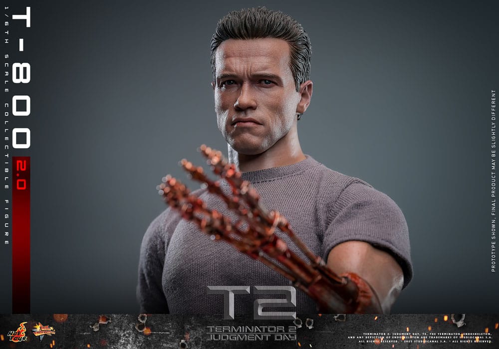 Terminator 2 Movie Masterpiece Actionfigur 1/6 T-800 2.0 32 cm - Preorder - ETA: 25.11.2025